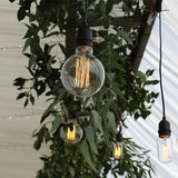 Cablu Ghirlanda Luminoasa 15 m. cu 15 fasunguri E27 - pendul 1m. interconectabila