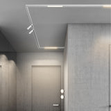 Proiector pentru sina magnetica orientabil FOLD06 ALB LED LUXON