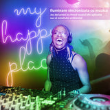 KIT Complet 5m Neon Flex Multicolor RGB Digital SMART WIFI