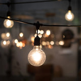 Ghirlanda luminoasa 10 m. cu 10 becuri mari G95 LED E27 interconectabila