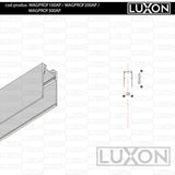 Sina magnetica pentru MONTAJ APARENT LUXON