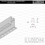 Sina magnetica cu MONTAJ INCORPORAT LUXON
