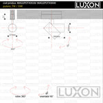 Proiector pentru sina magnetica SPOT45 LED LUXON