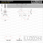 Proiector pentru sina magnetica SPOT50 LED LUXON