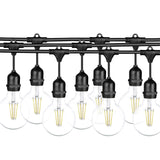 Ghirlanda luminoasa 10 m. cu 10 becuri mari G95 LED E27 interconectabila