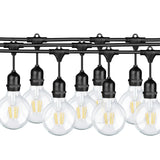 Ghirlanda luminoasa 10 m. cu 10 becuri mari G95 LED E27 interconectabila