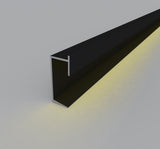 Profil SHADOW GAP 200 cm. negru LUXON