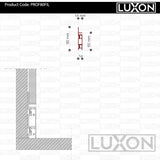 Profil cu PLINTA tip Filomuro 200 cm. argintiu LUXON