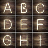 Litere Luminoase Neon Flex cu baterii si USB