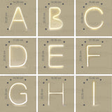 Litere Luminoase Neon Flex cu baterii si USB