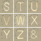 Litere Luminoase Neon Flex cu baterii si USB