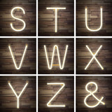 Litere Luminoase Neon Flex cu baterii si USB