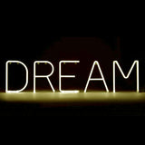 Litere Luminoase Neon Flex cu baterii si USB