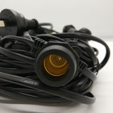 Ghirlanda luminoasa 20 m. cu 20 becuri G45 5W LED E27 interconectabila Ghirlanda luminoasa Lumini Terasa