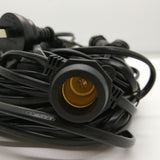 Ghirlanda luminoasa 10 m. cu 20 becuri LED 1W E27 interconectabila