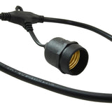 Ghirlanda luminoasa 10 m. cu 10 becuri G45 5W LED E27 interconectabila Ghirlanda luminoasa Lumini Terasa