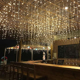Perdea Luminoasa 4M x 0.6M 120 LED-uri Interconectabila Plase Lumini Terasa