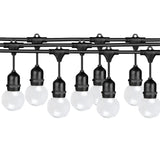 Ghirlanda luminoasa 10 m. cu 10 becuri G45 5W LED E27 interconectabila Ghirlanda luminoasa Lumini Terasa