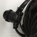 Ghirlanda luminoasa 10 m. cu 20 becuri A60 2W LED E27 interconectabila Ghirlanda luminoasa Lumini Terasa