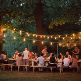 Cablu Ghirlanda luminoasa 10 m. cu 20 fasunguri E27 interconectabila