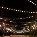 Cablu Ghirlanda luminoasa 10 m. cu 20 fasunguri E27 interconectabila