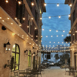 Ghirlanda luminoasa 10 m. cu 20 becuri mate LED interconectabila Ghirlanda luminoasa Lumini Terasa