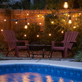 Ghirlanda luminoasa 10 m. cu 10 becuri LED E27 interconectabila Ghirlanda luminoasa Lumini Terasa