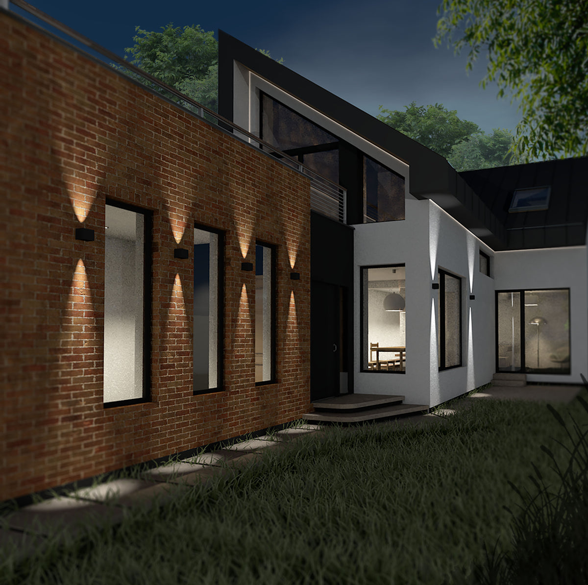 Iluminat arhitectural si decorativ pentru spatiile exterioare si interioare
