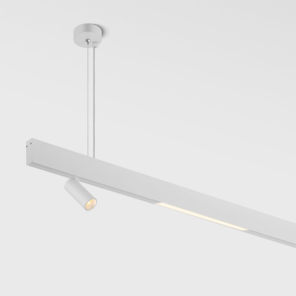 Proiector pentru sina magnetica LINE30 ALB LED LUXON