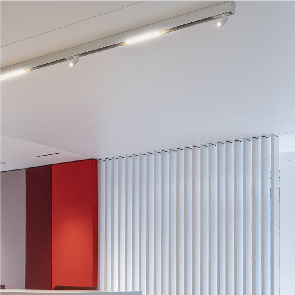 Proiector pentru șină magnetică SPOT50 ALB LED LUXON