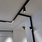 Proiector pentru sina magnetica CORNER90 ALB LED LUXON