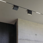 Proiector pentru sina magnetica orientabil FOLD30 ALB LED
