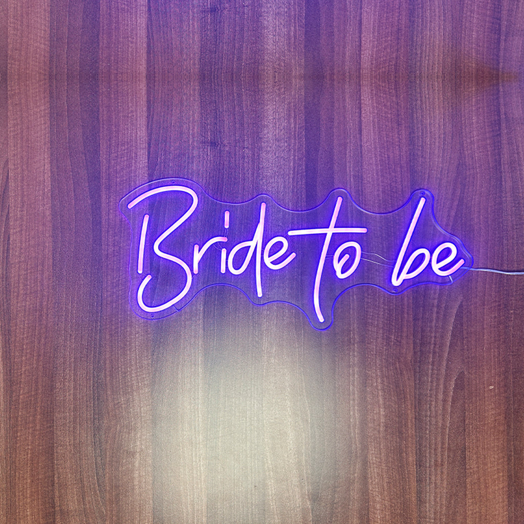 Semn Neon Flex cu telecomanda BRIDE TO BE