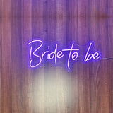 Neon Flex felirat BRIDE TO BE távirányítóval