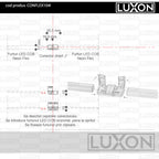 Conector liniar "I" pentru Furtun LED COB Neon Flex 10x4
