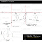 Ghirlanda luminoasa 10 m. cu 10 becuri mari G125 4W LED E27 interconectabila