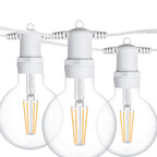 Ghirlanda luminoasa 10 m. cu 20 becuri mari G125 4W LED E27 interconectabila