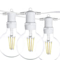 Ghirlanda luminoasa 10 m. cu 20 becuri mari G95 LED E27 interconectabila