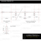 Ghirlanda luminoasa 5 m. cu 10 becuri S14 LED E27 interconectabila