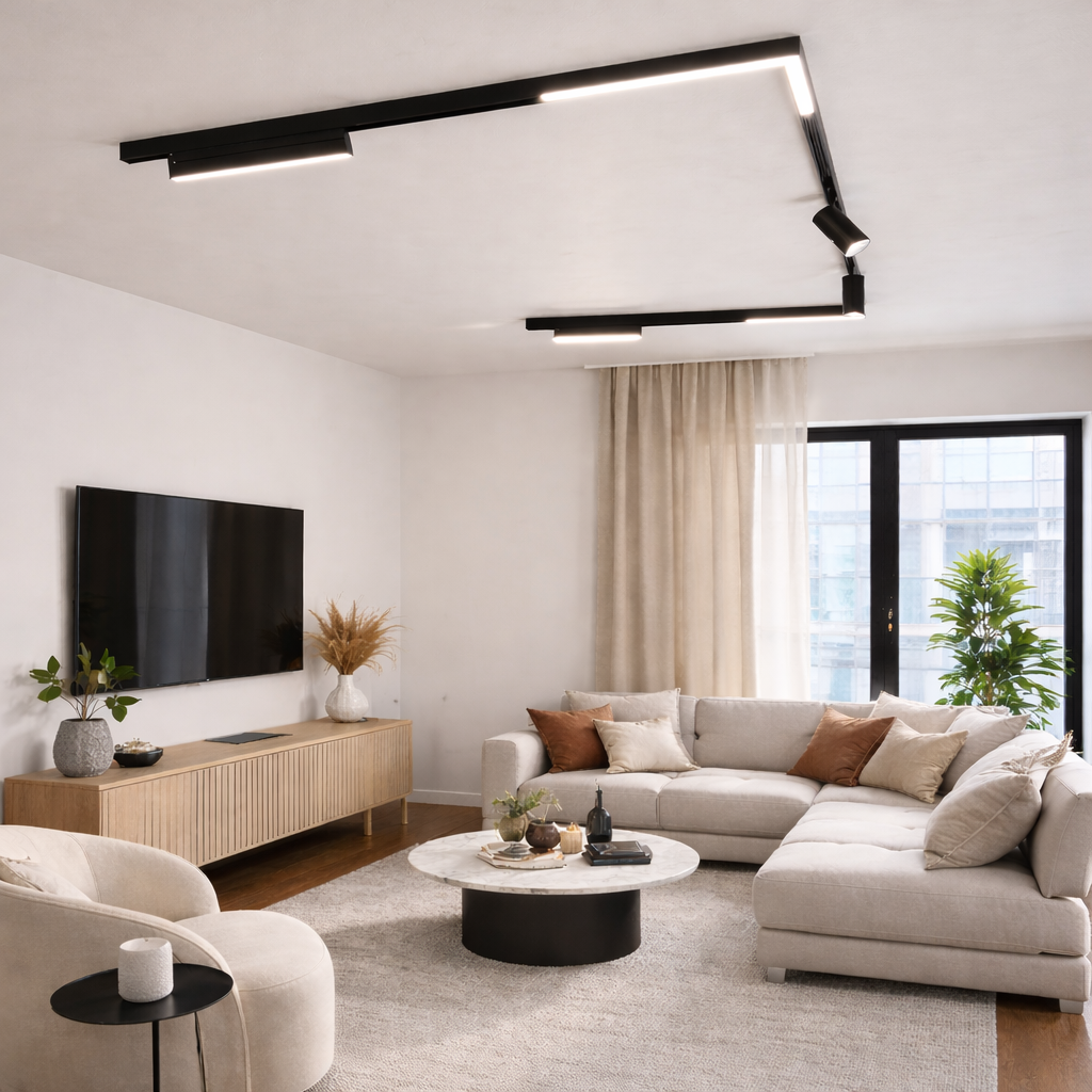 Proiector pentru sina magnetica CORNER90 LED LUXON