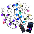 Ghirlanda luminoasa 10 m cu 20 becuri LED RGB WiFi