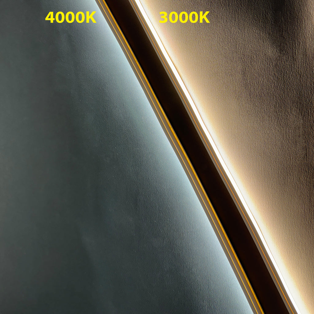 Furtun Luminos Led Neon Flex LUXON 10x10mm alb cald (3000K)