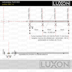 Furtun Luminos Led COB Neon Flex LUXON alb neutru (4000K)