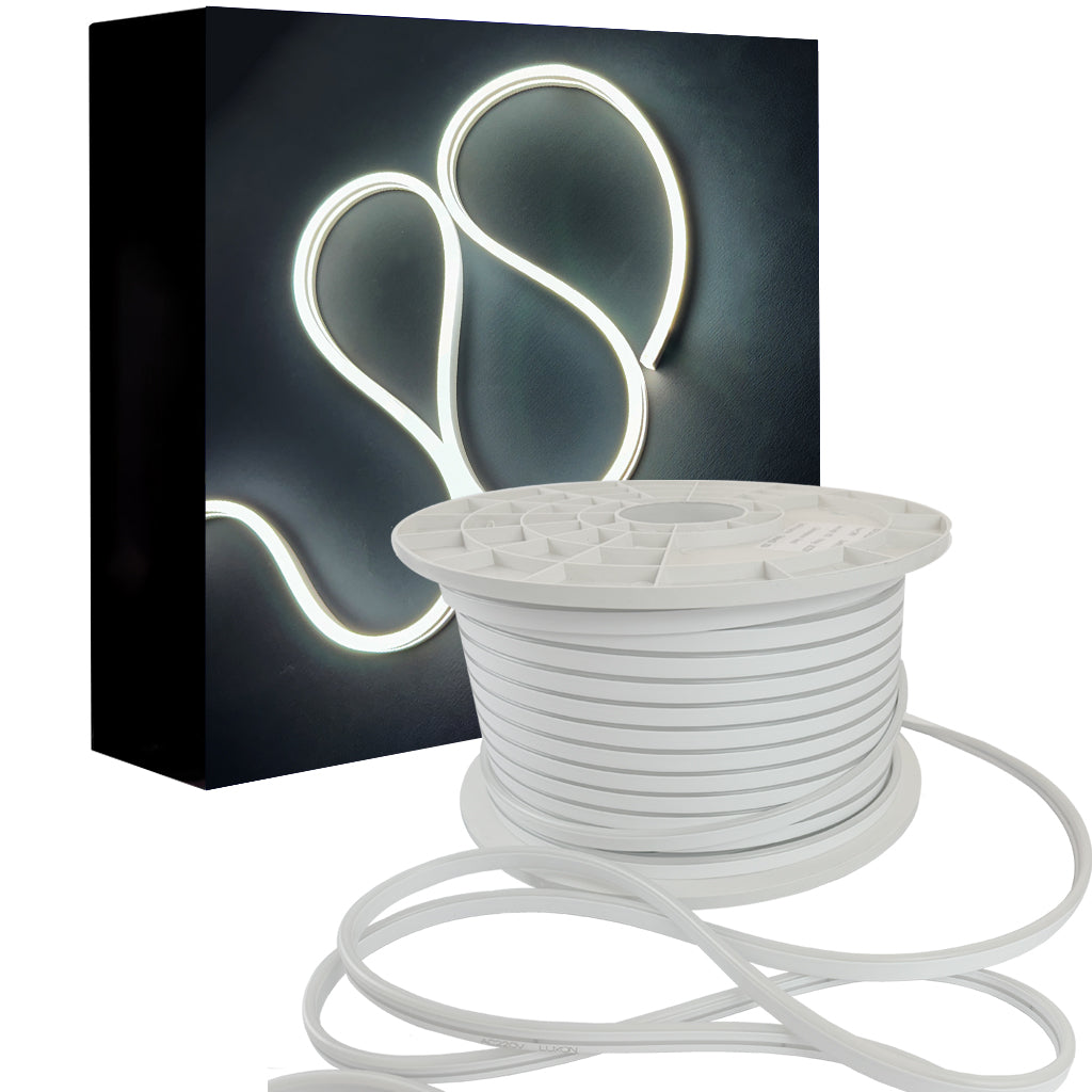 Furtun Luminos Led Neon Flex LUXON 6x12mm alb rece (10000K)
