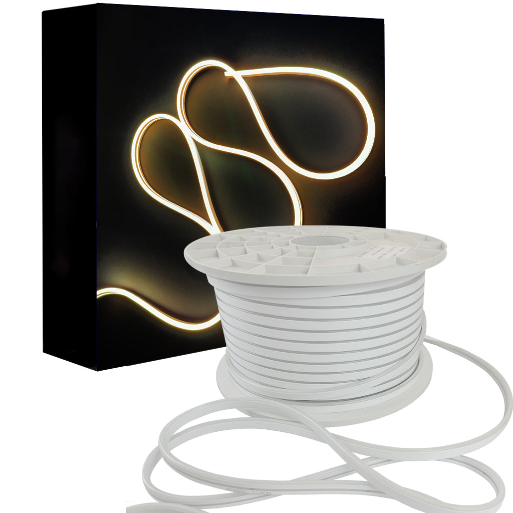 Furtun Luminos Led Neon Flex LUXON 6x12mm alb cald (3000K)