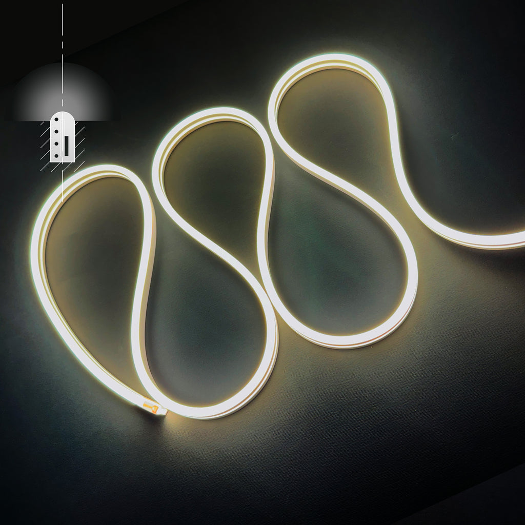 Furtun Luminos Led Neon Flex LUXON 6x12mm alb cald (3000K)