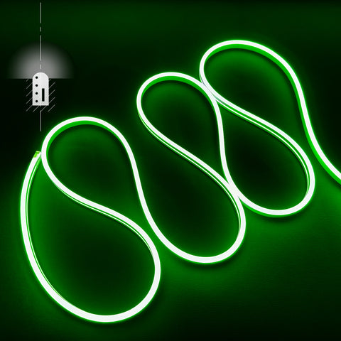 Furtun Luminos Led Neon Flex LUXON 6x12mm lumina Verde