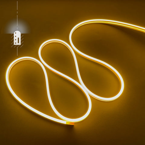 Furtun Luminos Led Neon Flex LUXON 6x12mm lumina Galbena