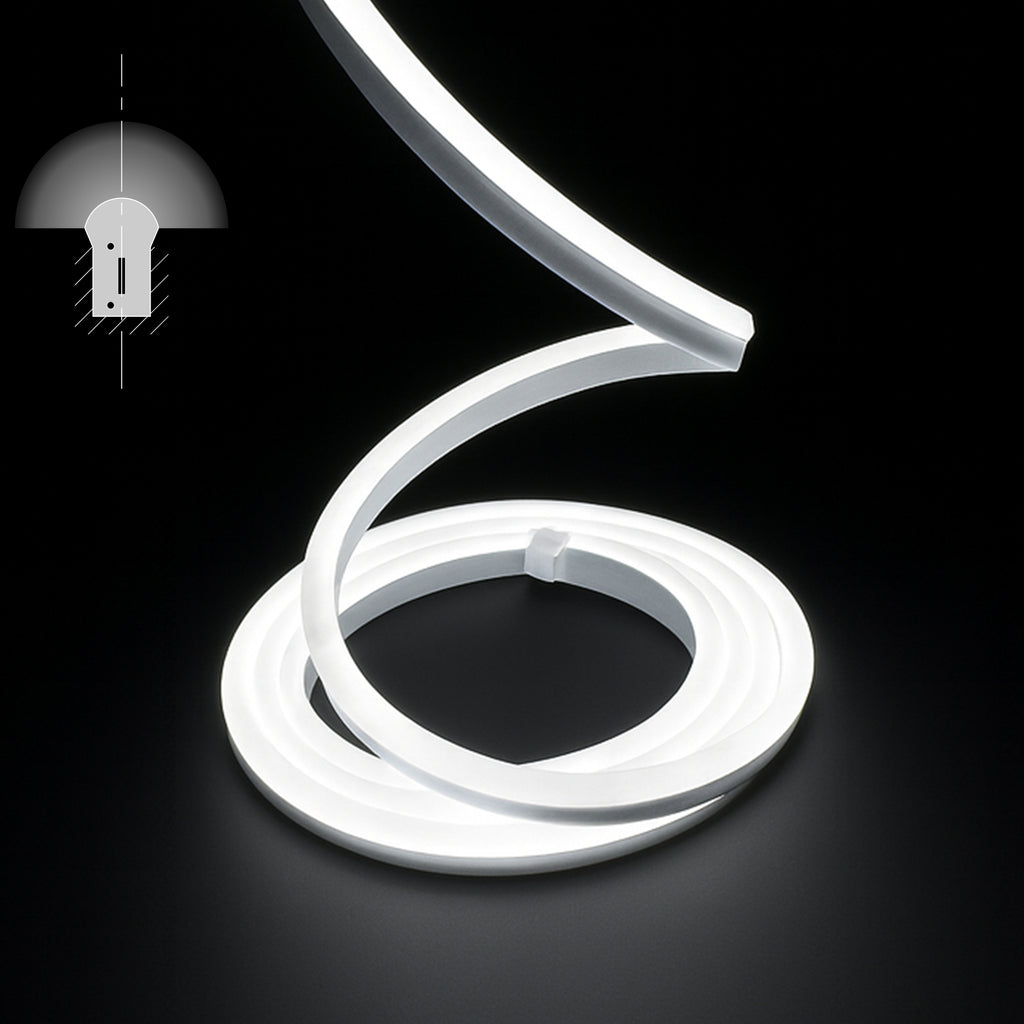 Furtun Luminos Led Neon Flex LUXON Lumina Alb Rece