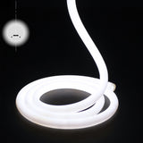 Furtun Luminos Led Neon Flex Rotund LUXON Lumina Alb Rece